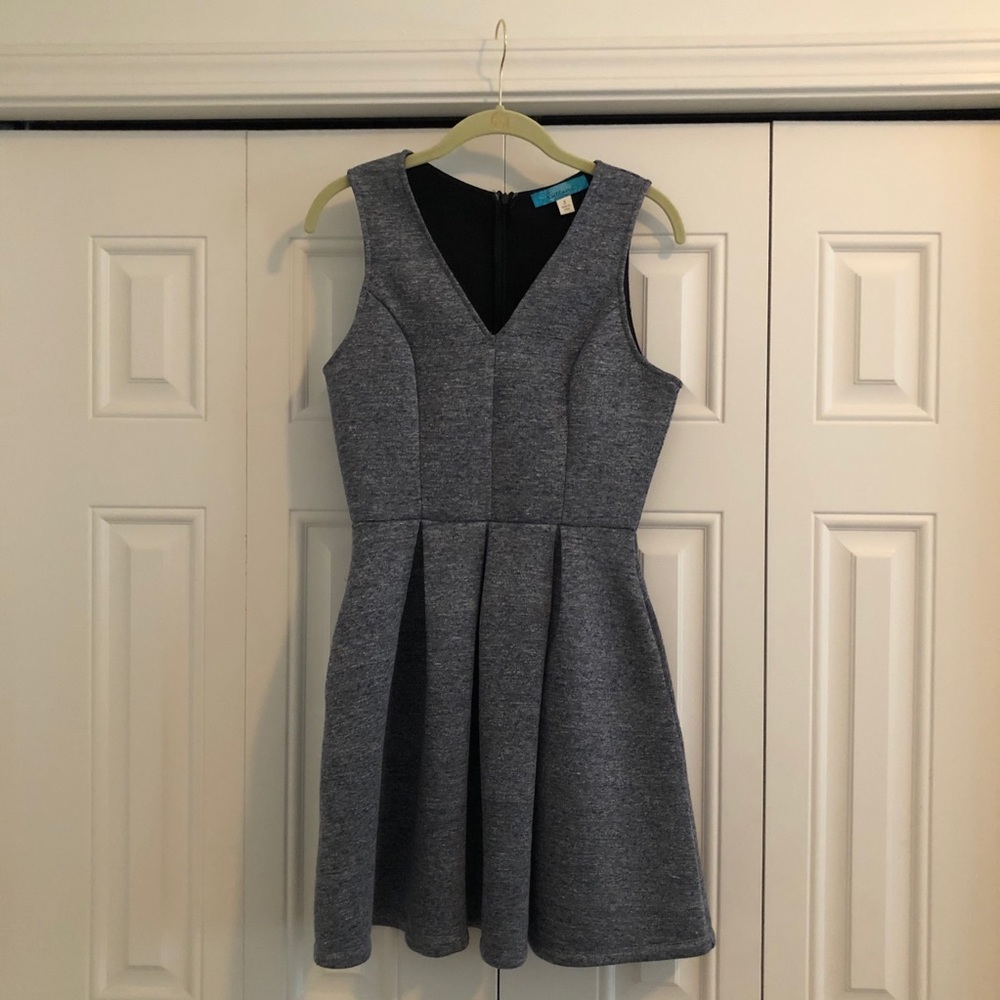 Structured Blue Dress